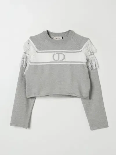 Twinset Sweater  Kids Color Grey In Grau