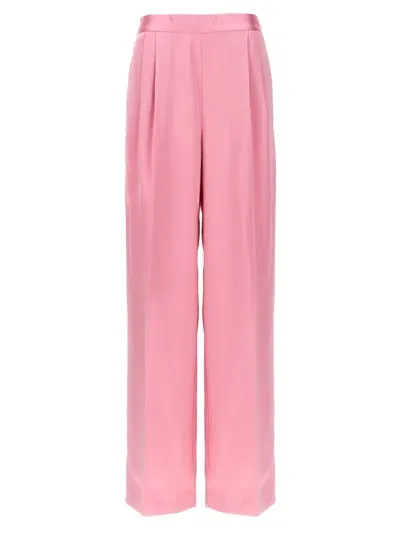 Twinset Twin Set Satin Pants In Pink