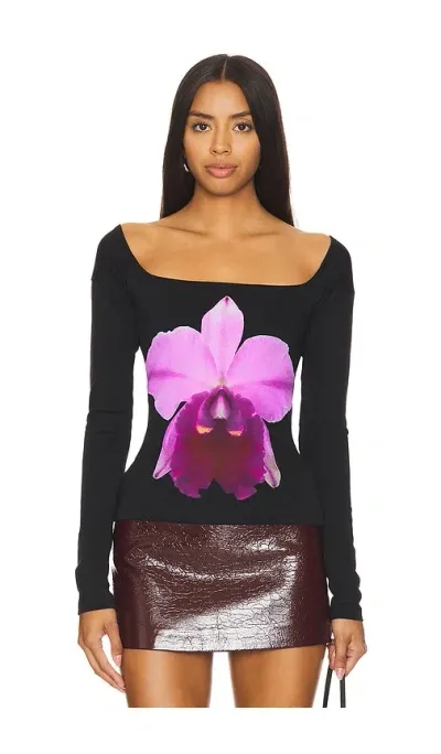 Tyler Mcgillivary Cattleya Top In Black