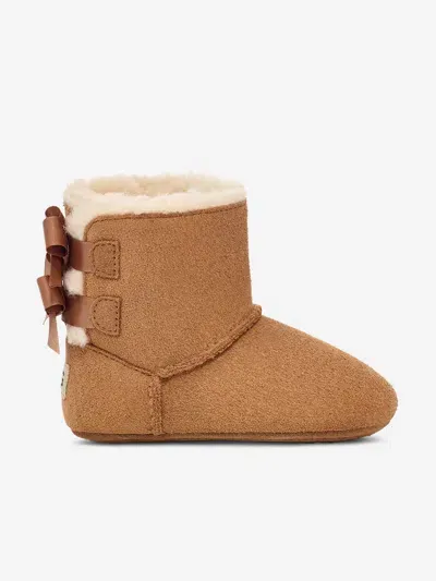 Ugg Kids'  Baby Girls Bailey Bow Boots In Brown