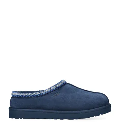 Ugg Suede Tasman Slippers In Navy