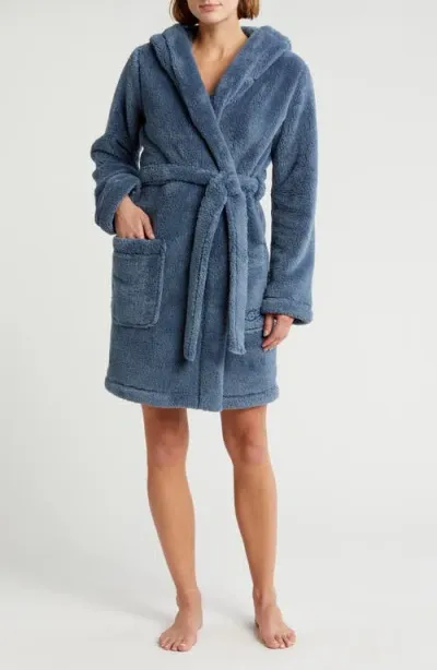 Ugg(r) Aarti Faux Shearling Hooded Robe In Sea Level