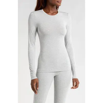 Ugg(r) Aidelene Long Sleeve Sleep Top In Grey Heather