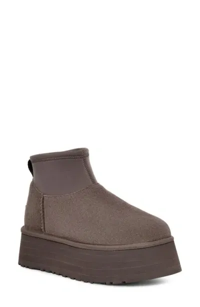 Ugg(r) Classic Mini Dipper Platform Boot In Thundercloud