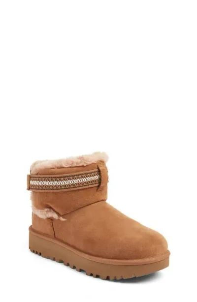 Ugg(r) Classic Ultra Mini Alpsey Boot In Chestnut/dark Earth