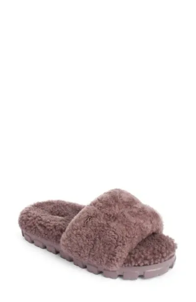 Ugg(r) Cozetta Curly Genuine Shearling Slide Slipper In Thundercloud