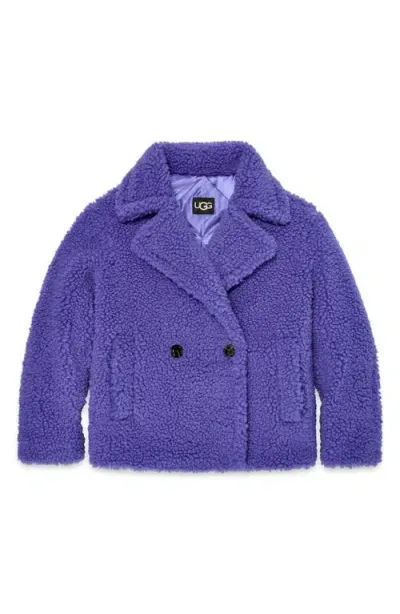 Ugg(r) Gertrude Teddy Faux Shearling Coat In Lupine