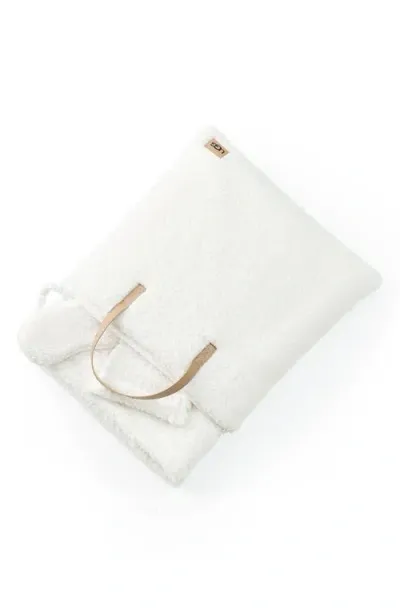 Ugg(r) Original Faux Shearling Throw Blanket & Eye Mask Sleep Set In Natural