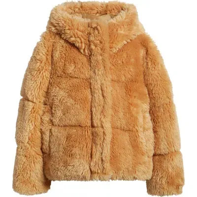 Ugg(r) Ronney High Pile Puffer Jacket In Oolong