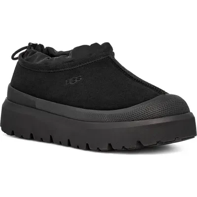 Ugg(r) Tasman Waterproof Hybrid Slip-on Shoe In Black/black