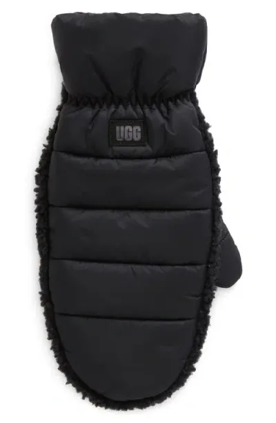 Ugg(r) Uggfluff Mittens In Black