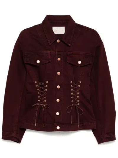 Ulla Johnson Naomi Jacket In Red