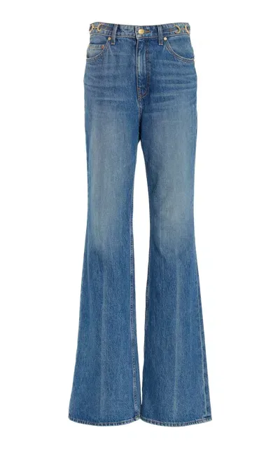 Ulla Johnson The Collette Rigid High-rise Bootcut Jeans In Medium Wash