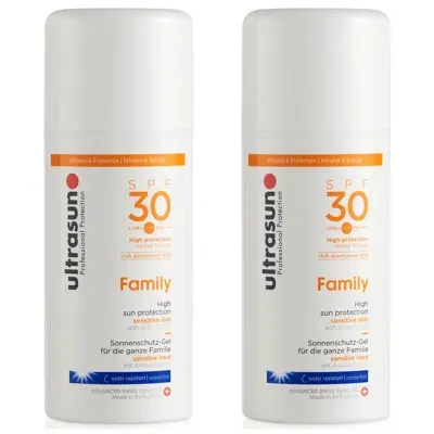 Ultrasun Family Spf 30 - Super Sensitive Duo (2 X 100ml) In White