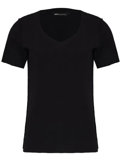 Uma Raquel Davidowicz V-neck T-shirt In Black