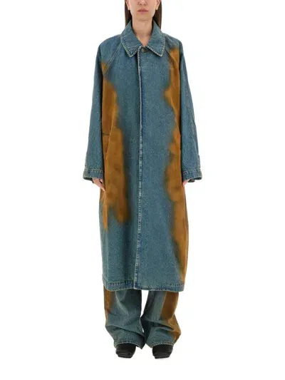 Uma Wang Coat Carlo In Blue