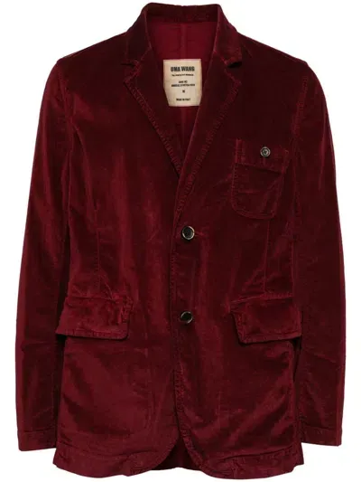 Uma Wang Juno Jacket In Red