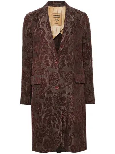 Uma Wang Katia Coat In Brown