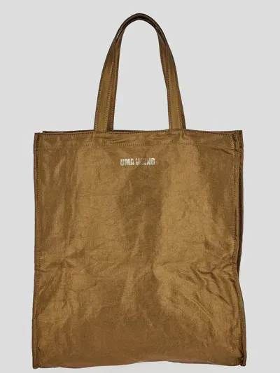 Uma Wang Small Shopping Bag In Gold