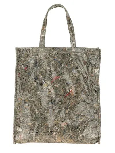 Uma Wang Coated Small Shopping Bag In Multi