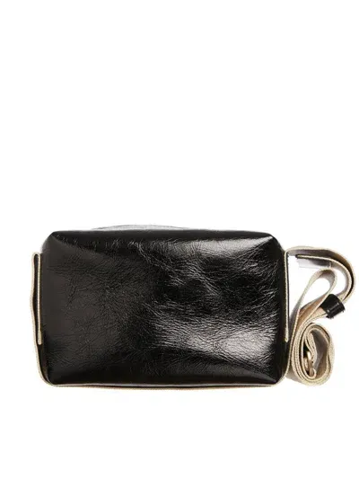 Uma Wang Squareshaped Crossbody Bag In Black