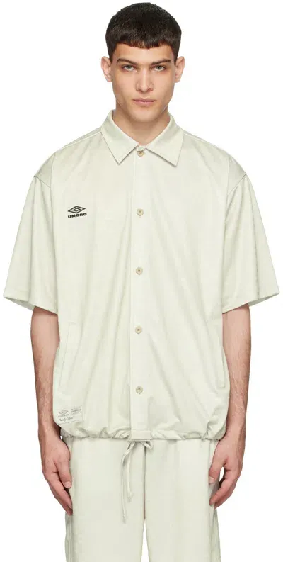 Umbro Green Slam Jam Edition Shirt In Tidal Foam