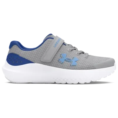 Under Armour Boys Preschool   Surge 4 In Mod Gray/horizon Blue/tech Blue