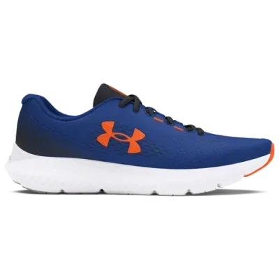 Under Armour Boys   Charged Rogue 4 In Tech Blue/black/orange Blast