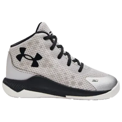 Under Armour Boys   Curry 1 Black History Month In Silver/black