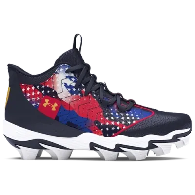 Under Armour Boys   Harper 9 Rm Jr Usa In Midnight Navy/midnight Navy/metallic Gold