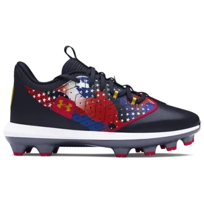 Under Armour Boys   Harper 9 Tpu Jr Usa In Midnight Navy/midnight Navy/metallic Gold