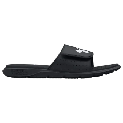 Under Armour Boys   Ignite Vii Slides In Black/black/white