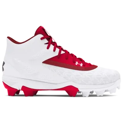 Under Armour Boys   Leadoff Mid Rm Jr 3.0 In White/red/red