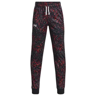 Under Armour Boys   Pennant Speckle Track Pants In Red/multi