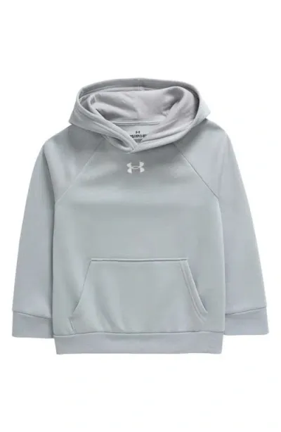 Under Armour Kids' Rival Fleece Hoodie In Mod Gray/white