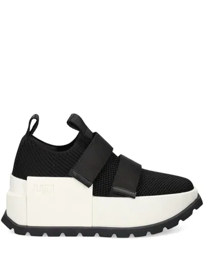 United Nude 60mm Roko Run Ii Sneakers In Black/white