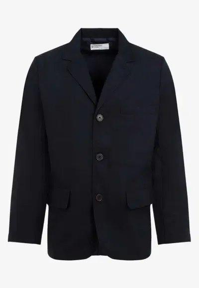 Universal Works Capitol Single-breasted Blazer In Navy