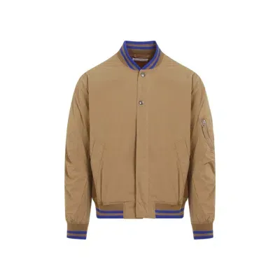 Universal Works Ns Sand Recycled Polyamide Bomber Jacket In Neutrals