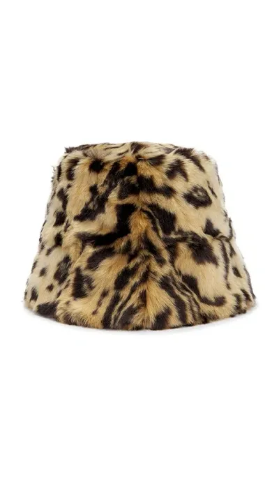 Unreal Fur Yeoman Bucket Hat In Brown