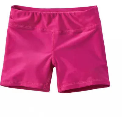 Uv Skinz Kids'  Active Swim Shorts In Hot Pink