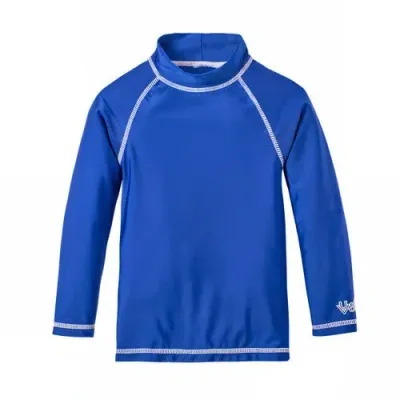 Uv Skinz Kids'  Long Sleeve Sun & Swim Shirt In Blue