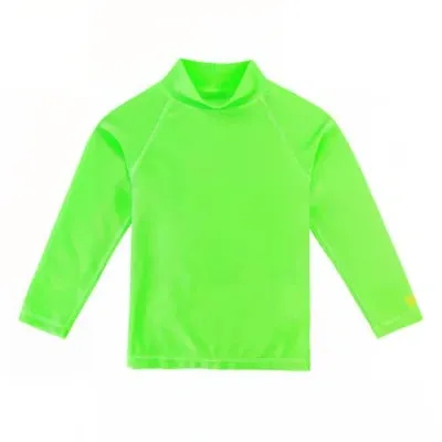 Uv Skinz Kids'  Long Sleeve Sun & Swim Shirt In Green