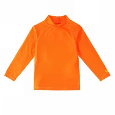 Uv Skinz Kids'  Long Sleeve Sun & Swim Shirt In Orange