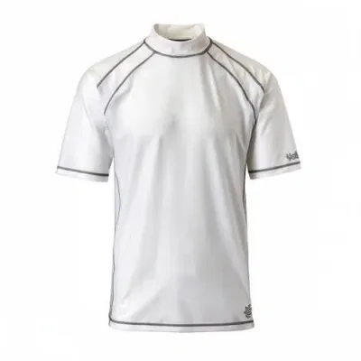 Uv Skinz Short Sleeve Active Sun & Swim Shirt In White