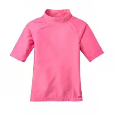 Uv Skinz Kids'  Short Sleeve Sun & Swim Shirt In Bubblegum