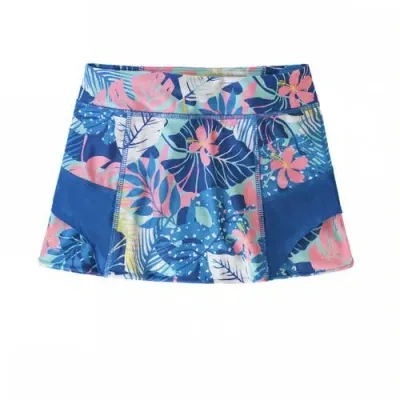 Uv Skinz Babies'  Sporty Swim Skirt In Mykonos Tropical