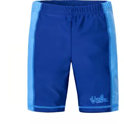 Uv Skinz Kids'  Swim & Play Jammerz In Navy/ocean Blue