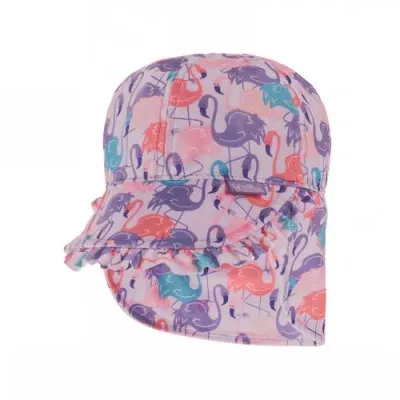 Uv Skinz Babies'  Swim Flap Hat In Fancy Flamingos