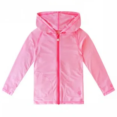 Uv Skinz Kids'  Zip-up Hoodie In Light Pink