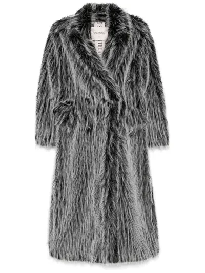 Valentini 1972 Faux-fur Coat In Black